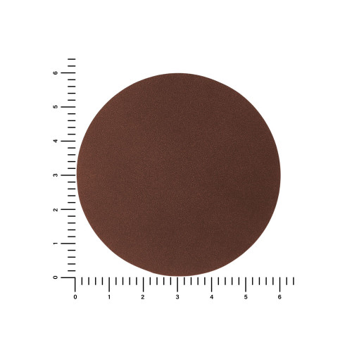 ПАТЧ КРУГ nubuk (коричневый ) 6,0 х 6,0 см