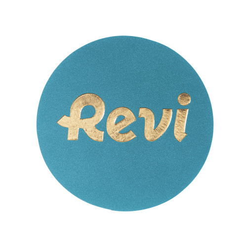 ПАТЧ КРУГ nubuk (голубой) 6,0 х 6,0 см