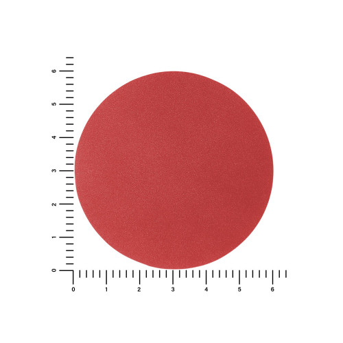 ПАТЧ КРУГ nubuk (красный) 6,0 х 6,0 см