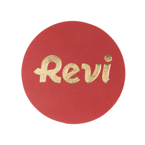 ПАТЧ КРУГ nubuk (красный) 6,0 х 6,0 см