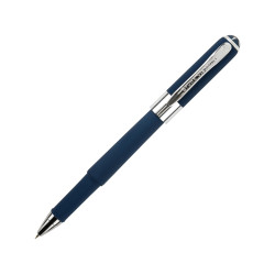 Ручка пластиковая шариковая Monaco, 0,5мм, синие чернила, темно-синий navy/серебристый