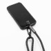 Шнурок-держатель для телефона с зарядным кабелем USB-C на USB-C/Lightning Lany Eco Charge, серый