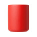 Кружка матовая с прямой ручкой Axio, 360 мл, красный