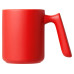 Кружка матовая с прямой ручкой Axio, 360 мл, красный
