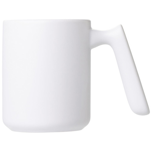 Кружка матовая с прямой ручкой Axio, 360 мл, белый