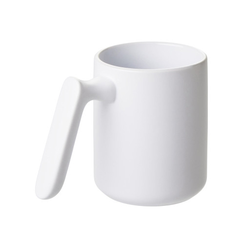 Кружка матовая с прямой ручкой Axio, 360 мл, белый