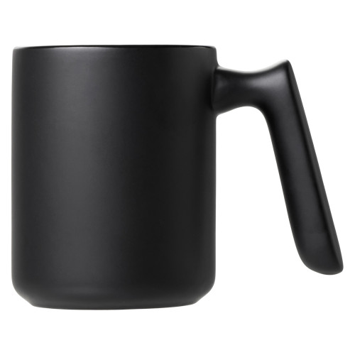 Кружка матовая с прямой ручкой Axio, 360 мл, черный Кружка матовая с прямой ручкой Axio, 360 мл, черный