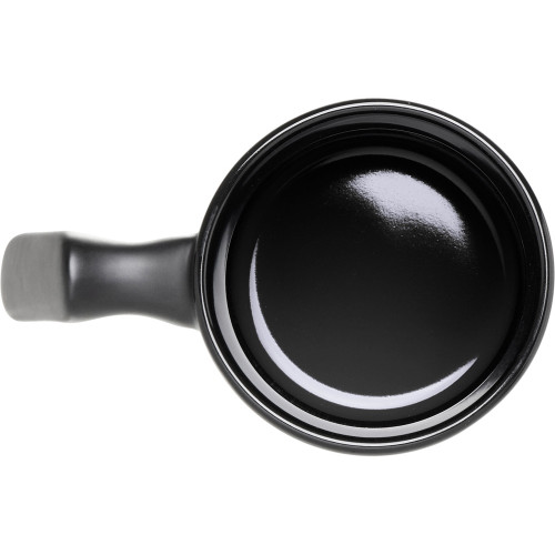 Кружка матовая с прямой ручкой Axio, 360 мл, черный Кружка матовая с прямой ручкой Axio, 360 мл, черный