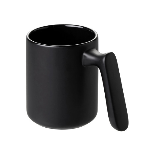 Кружка матовая с прямой ручкой Axio, 360 мл, черный Кружка матовая с прямой ручкой Axio, 360 мл, черный
