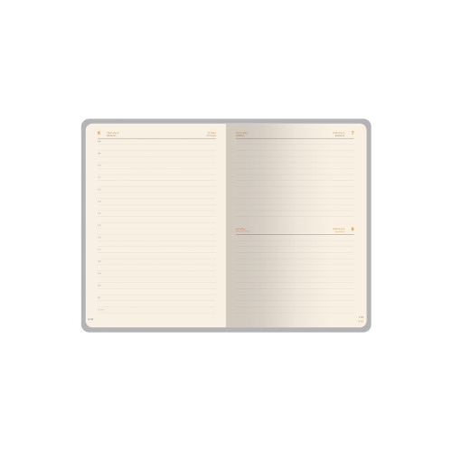 Ежедневник А5 датированный Boston 2026, черный с салатовым обрезом Ежедневник А5 датированный Boston 2026, черный с салатовым обрезом