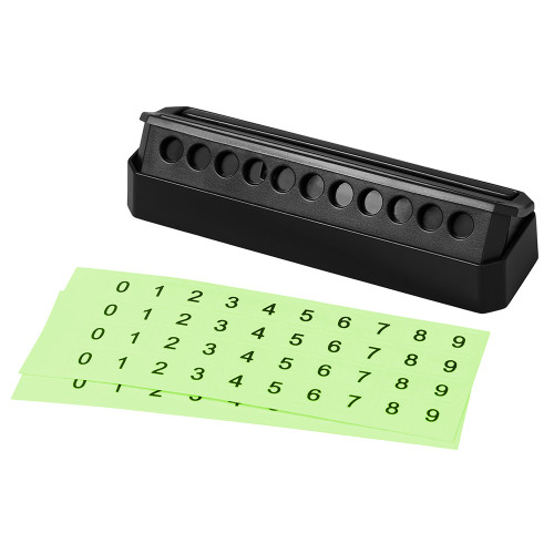 Табличка Tempark с номером телефона для временной парковки с подсветкой, черный