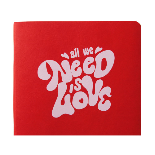 ЕЖЕДНЕВНИК недатированный А5- MEGAPOLIS FLEX QUATTRO (КРАСНЫЙ) с УФ-печатью