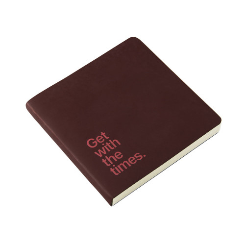 ЕЖЕДНЕВНИК недатированный А5- MEGAPOLIS FLEX QUATTRO (БОРДОВЫЙ) с УФ-печатью