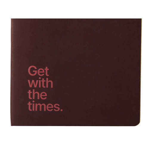 ЕЖЕДНЕВНИК недатированный А5- MEGAPOLIS FLEX QUATTRO (БОРДОВЫЙ) с УФ-печатью