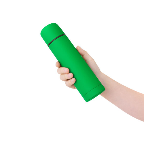 Термос Ямал Soft Touch, 500мл, зеленый классический
