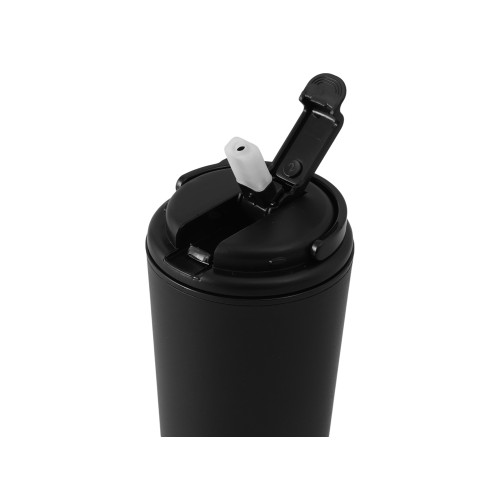 Термокружка с трубочкой Moment Straw, 350 мл, черный