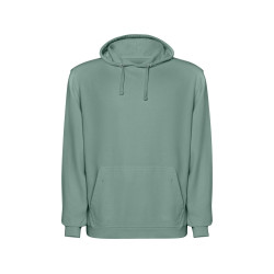 Толстовка с капюшоном KENIA унисекс, сине-зеленый выстиранный