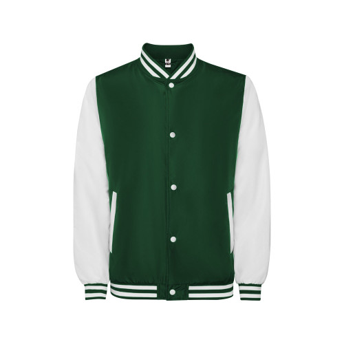 Бомбер утепленный California унисекс, бутылочный зеленый Бомбер утепленный California унисекс, бутылочный зеленый