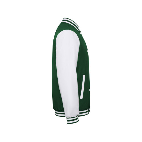 Бомбер утепленный California унисекс, бутылочный зеленый Бомбер утепленный California унисекс, бутылочный зеленый