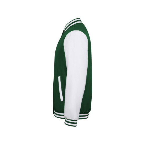 Бомбер утепленный California унисекс, бутылочный зеленый Бомбер утепленный California унисекс, бутылочный зеленый