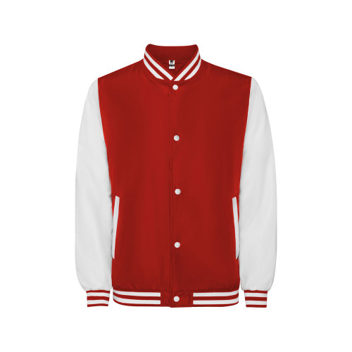 Бомбер утепленный California унисекс, красный/белый Бомбер утепленный California унисекс, красный/белый
