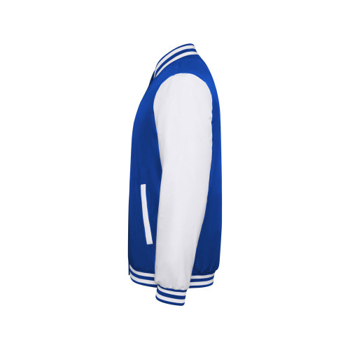 Бомбер утепленный California унисекс, королевский синий / белый