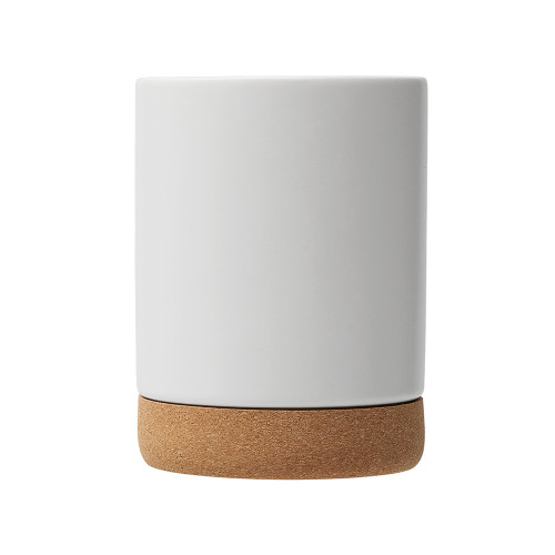 Кружка 450 мл с пробковым дном Корк & Бон, белый