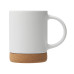 Кружка 450 мл с пробковым дном Корк & Бон, белый