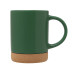 Кружка 450 мл с пробковым дном Корк & Бон, глубокий зеленый
