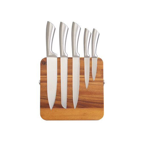 Набор ножей на магнитной подставке Терон