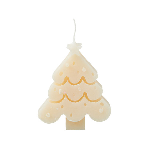 Свеча Елочка, молочный