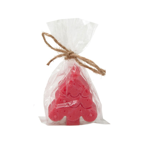 Свеча Елочка, красный