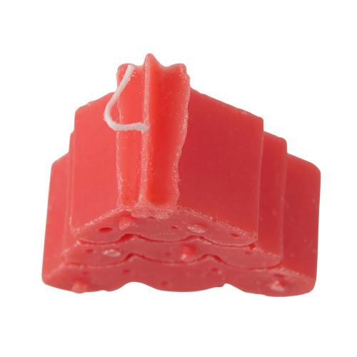 Свеча Елочка, красный