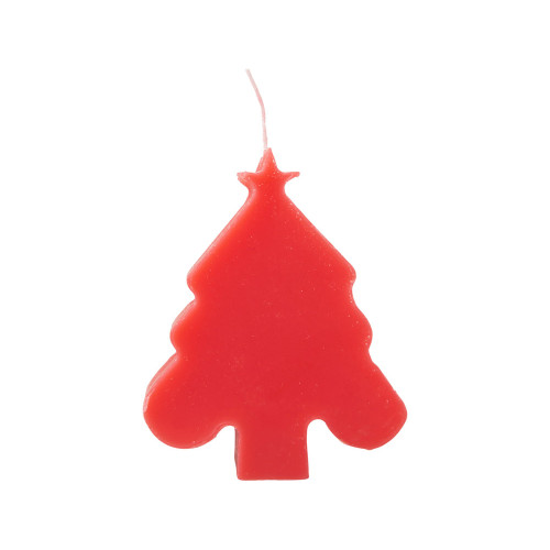 Свеча Елочка, красный