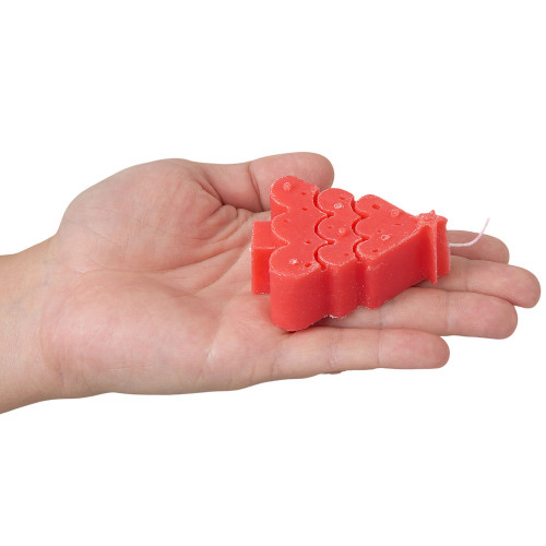 Свеча Елочка, красный