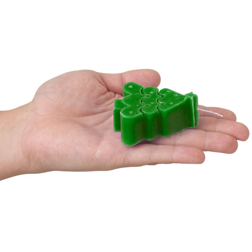 Свеча Елочка, зеленый