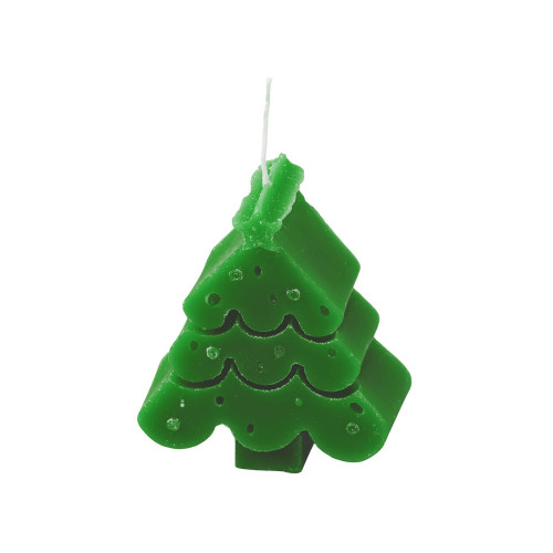 Свеча Елочка, зеленый