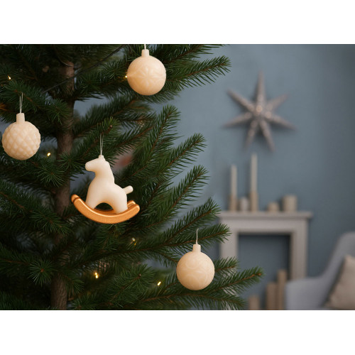 Набор свечей в подарочной коробке Noel, молочный Набор свечей в подарочной коробке Noel, молочный