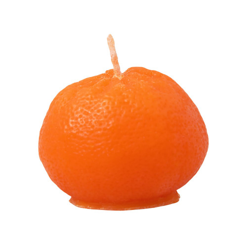 Набор свечей Мандарины в сетке, оранжевый Набор свечей Мандарины в сетке, оранжевый