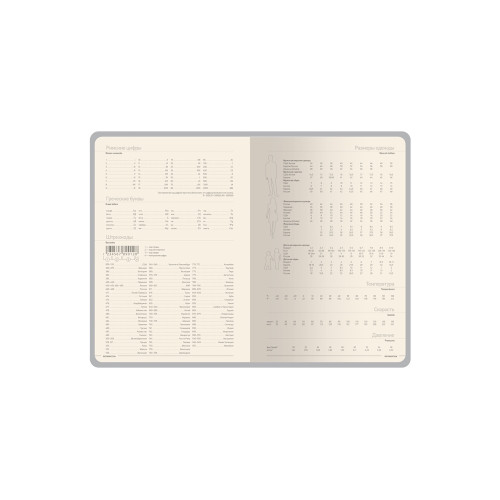 Ежедневник А5 датированный Megapolis Loft на 2026, графитовый серый