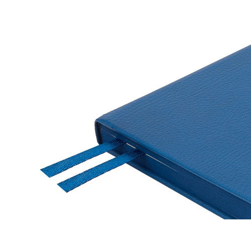 Ежедневник А5 датированный Megapolis Nappa на 2026, синий Ежедневник А5 датированный Megapolis Nappa на 2026, синий