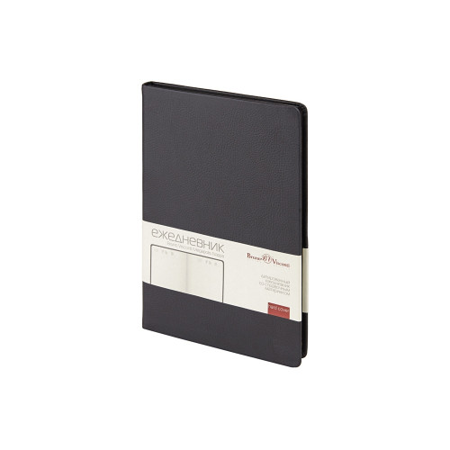 Ежедневник А5 датированный Megapolis Nappa на 2026, черный Ежедневник А5 датированный Megapolis Nappa на 2026, черный