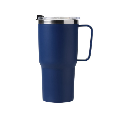 Термокружка KENCHER с двойными стенками из нержавеющей стали 304 и полипропилена, королевский синий Термокружка KENCHER с двойными стенками из нержавеющей стали 304 и полипропилена, королевский синий