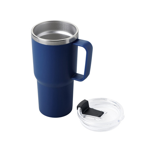 Термокружка KENCHER с двойными стенками из нержавеющей стали 304 и полипропилена, королевский синий Термокружка KENCHER с двойными стенками из нержавеющей стали 304 и полипропилена, королевский синий