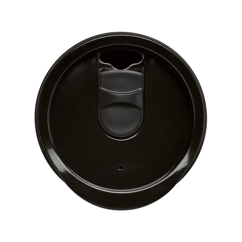 Термокружка LINDE с двойными стенками из переработанного полипропилена, черный Термокружка LINDE с двойными стенками из переработанного полипропилена, черный