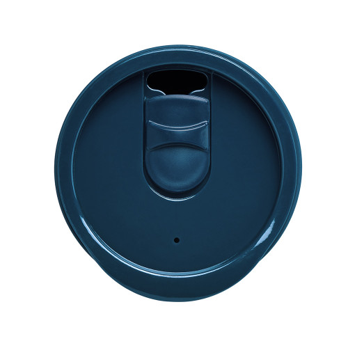 Термокружка LINDE с двойными стенками из переработанного полипропилена, синий нэйви Термокружка LINDE с двойными стенками из переработанного полипропилена, синий нэйви