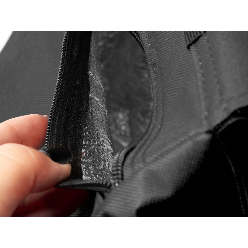 Складной уличный стул из полиэстера KOVAL, черный Складной уличный стул из полиэстера KOVAL, черный