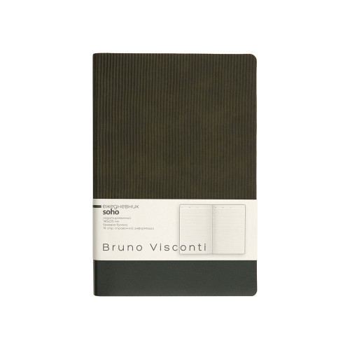 Ежедневник недатированный А5 Soho, зеленый