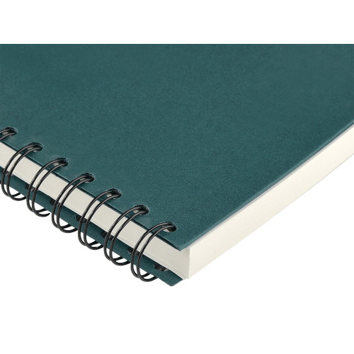 Ежедневник недатированный на гребне А5 Pragmatic, темно-зеленый Ежедневник недатированный на гребне А5 Pragmatic, темно-зеленый