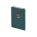 Ежедневник недатированный на гребне А5 Pragmatic, темно-зеленый Ежедневник недатированный на гребне А5 Pragmatic, темно-зеленый